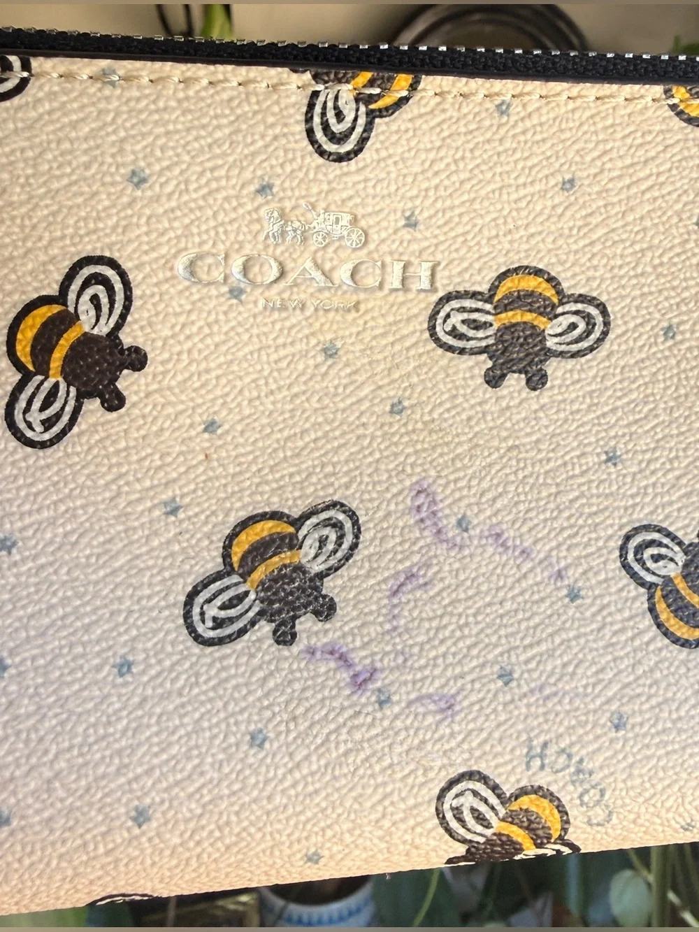 Coach cosmetic pouch
